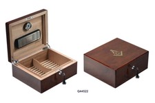 SCATOLA UMIDIFICATA COMPASSO PORTASIGARI CASE HUMIDOR 50 CIGARS LUBINSKI Q44522