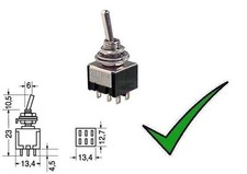 Deviatore levetta leva