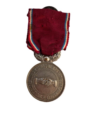Médaille société secours - société, de