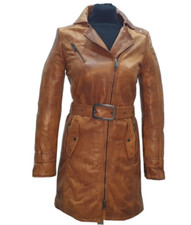 WOMENS ART D0477 LEATHER COAT