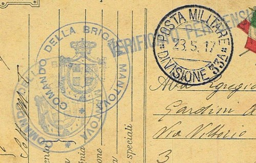 Cartolina posta militare - cartolina,