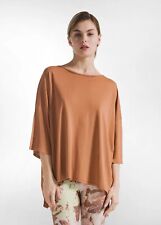 T-shirt maxi Deha donna in viscosa maglia ampia manica 3/4 tshirt casual logo