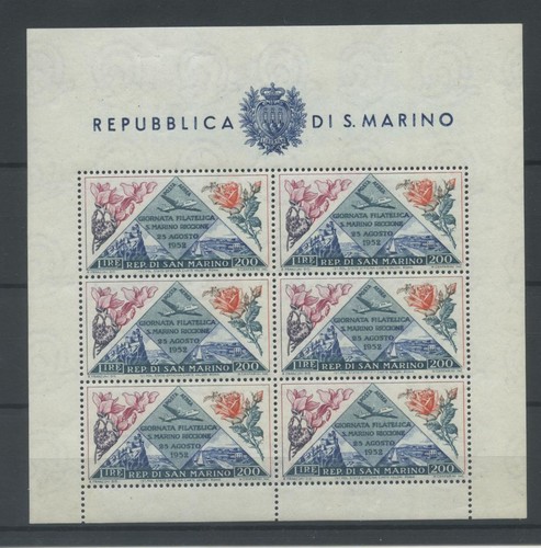San marino 1952 fiori - san,