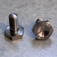 Viti di fissaggio braccio pedivella Zeus 2000 TITANIO vintage bulloni guarnitura 15g! Criterio