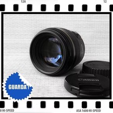 CANON EF 85mm f/1.8 USM -  OTTICA "MADE IN JAPAN", UN CLASSICO DA RITRATTO