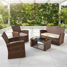 Melko® SET DIVANO IN RATTAN 4