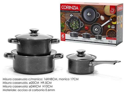 Batteria pentole pezzi - batteria,
