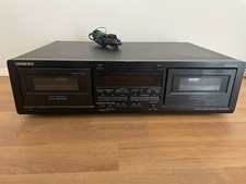 ONKYO TA-RW244 Stereo Cassette Deck Doppio Auto Reverse Vintage 