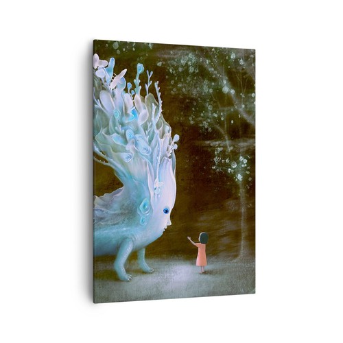 Quadro tela 70x100cm mostro - 70x100cm,