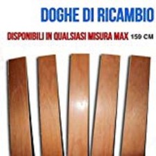 DOGA DOGHE DI RICAMBIO MATRIMONIALI -TUTTE LE MISURE-LARGHEZZA 6.8 cm FAGGIO 