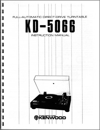 Kenwood 5066 giradischi - kenwood,