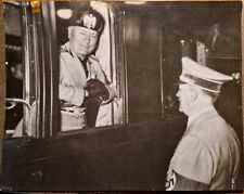 FOTO FOTOGRAFIA MUSSOLINI in Germania Berlino saluto con HITLER - ANNO 1937