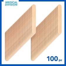 200 Spatole stendicera monouso in legno per cera ceretta estetica abbassalingua