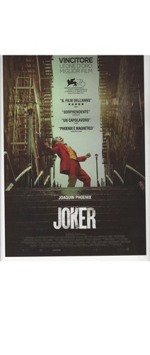 2019 locandina cinema - locandina, "joker