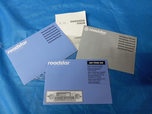 Roadstar 7040 autoradio - roadstar,