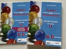 Colori della Matematica 1 EDIZIONE AZZURRA + Quaderno di recupero. 9788849422184