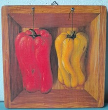 Quadretto Legno Italia Dekor Toscana Fatto Artigianale Decorazione Cucina