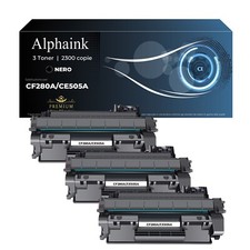 3 TONER CF280A 80A CE505A 05