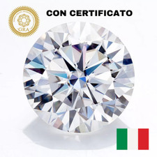 Diamante Moissanite Bianco 1ct