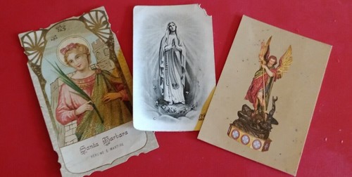 Tre santini epoca non - d'epoca,,