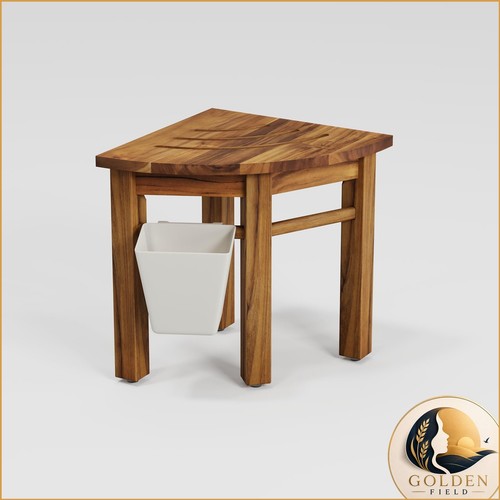 Banco doccia angolare teak - doccia,