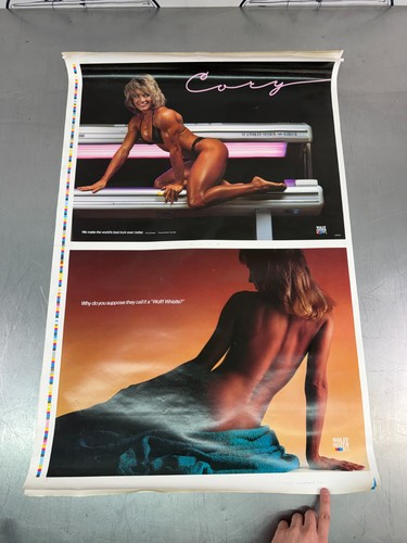 Poster abbronzante vintage