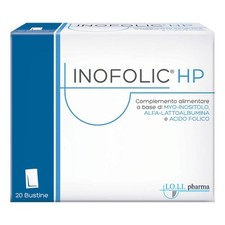 Integratore Alimentare INOFOLIC HP 20 Bustine con Myo-Inositolo, Alfa-Lattoalbum