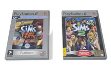 LOTTO 2 Giochi THE SIMS 2 & FUORI TUTTI! PS2 PlayStation 2 Testati