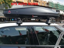 BOX AUTO PORTAOGGETTI G3 SPARK 520+BARRE ACCIAIO FIAT 500L WAGON ANNO 2018