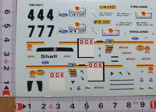 Decals ford escort mkii - ford,