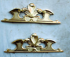  coppia sovraporta dorato ANTICo PANNELLO  FREGIO ALTORILIEVO scultura 