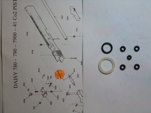 Kit guarnizioni ring pistola - kit,