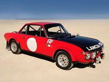 LANCIA FULVIA COUPE poster auto classiche  100x70 cm Nostalgia