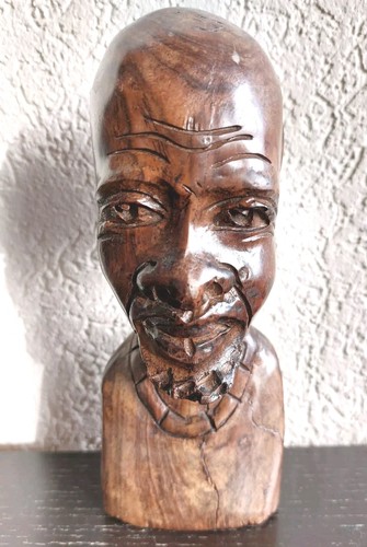 Statua legno massello - in,