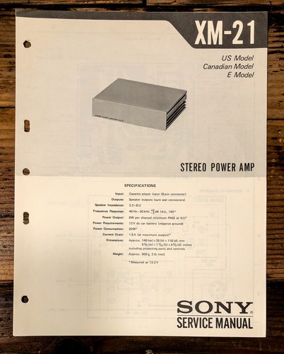 Sony amplificatore - xm-21,