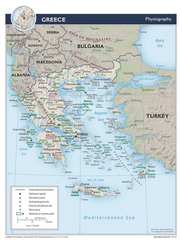 Grecia Geografia Fisica