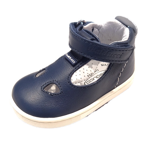 Sandalo con occhietti blu - ,