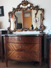 Como' stile barocco, tre cassetti, con specchiera.