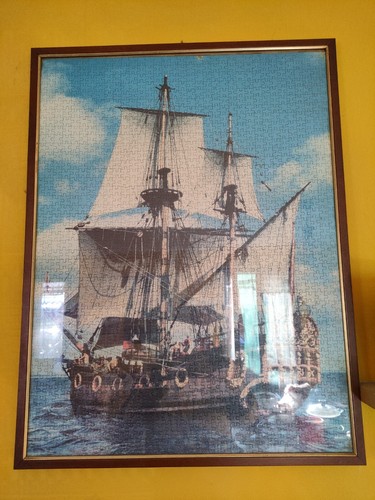 Quadro puzzle galeone - quadro,