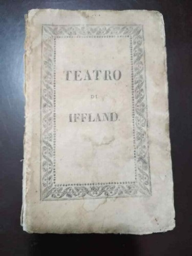 Libro teatro iffland - di,
