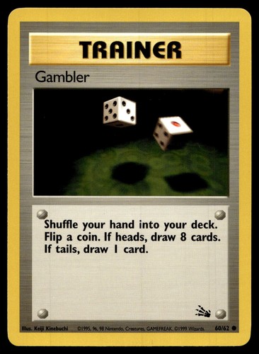 Pokemon fossile comune gambler - comune,