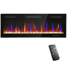 HOMCOM Caminetto Elettrico da