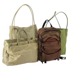 Prada hand bag nylon set - hand, 4