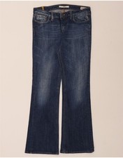 Jeans donna MELTIN' POT Nicole vita bassa bootcut W29 L32 blu cotone BZ03