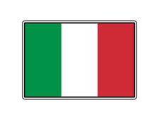 Adesivo bandiera Italia mondo