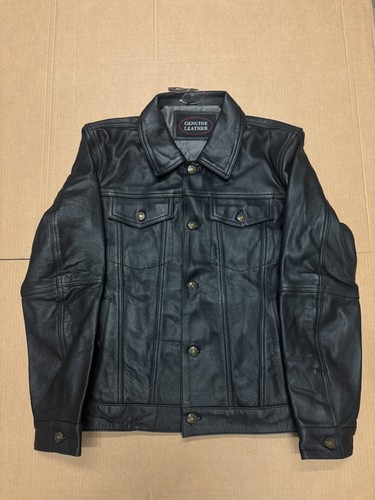 Uomo pelle casual biker giacca - casual,