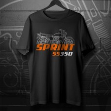 Per tifosi Harley-Davidson Sprint SS-350 1969-1974 - T-shirt moto per piloti