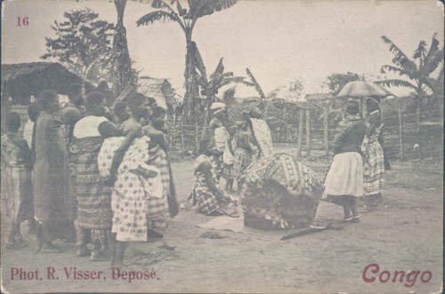 Belga congo boma mercato - belga,