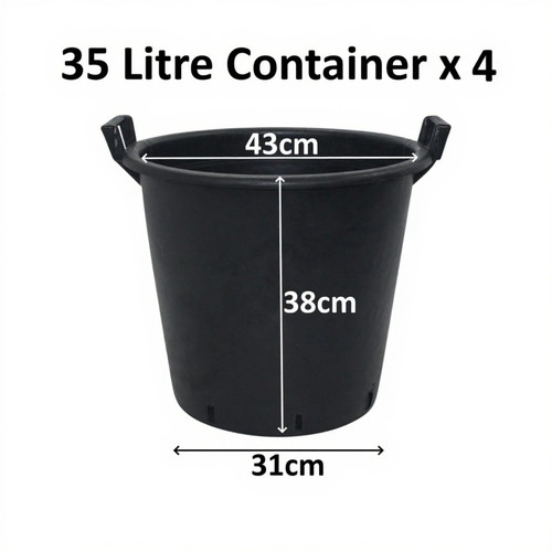 Vaso per piante albero - piante, 4x35