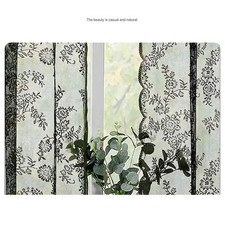 Intricate Tende in Pizzo Nero